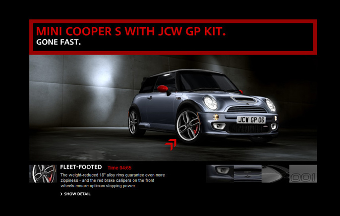MINI COOPER S MIT JCW GP KIT.